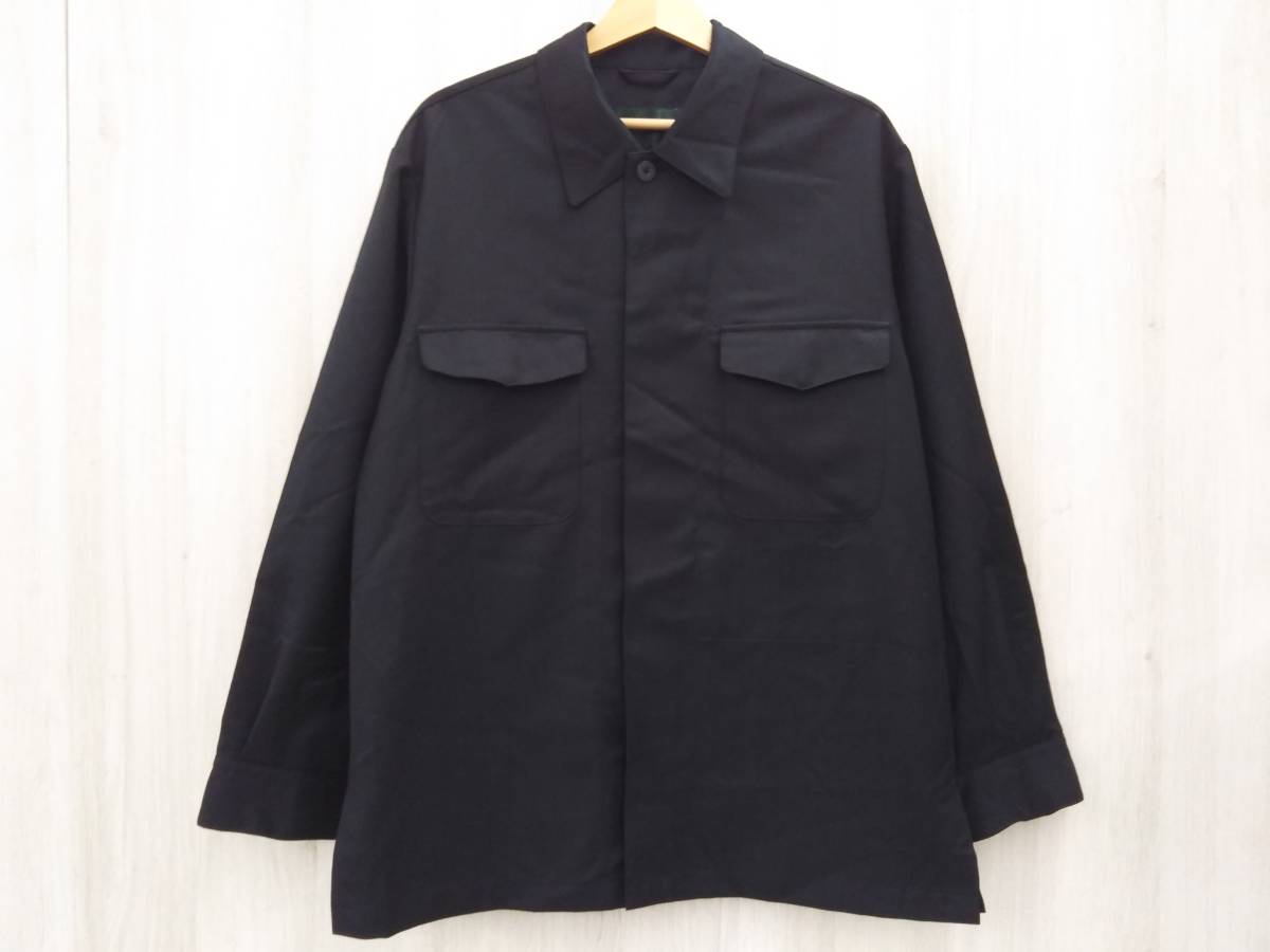 得価，品質保証 A.A.R Yohji Yamamoto D'URBAN ヨウジヤマモト ダーバン コラボ シャツジャケット CPOジャケット モードドメスティック キュプラ ブラック(ジャケット、上着)｜売買されたオークション情報、yahoo その他