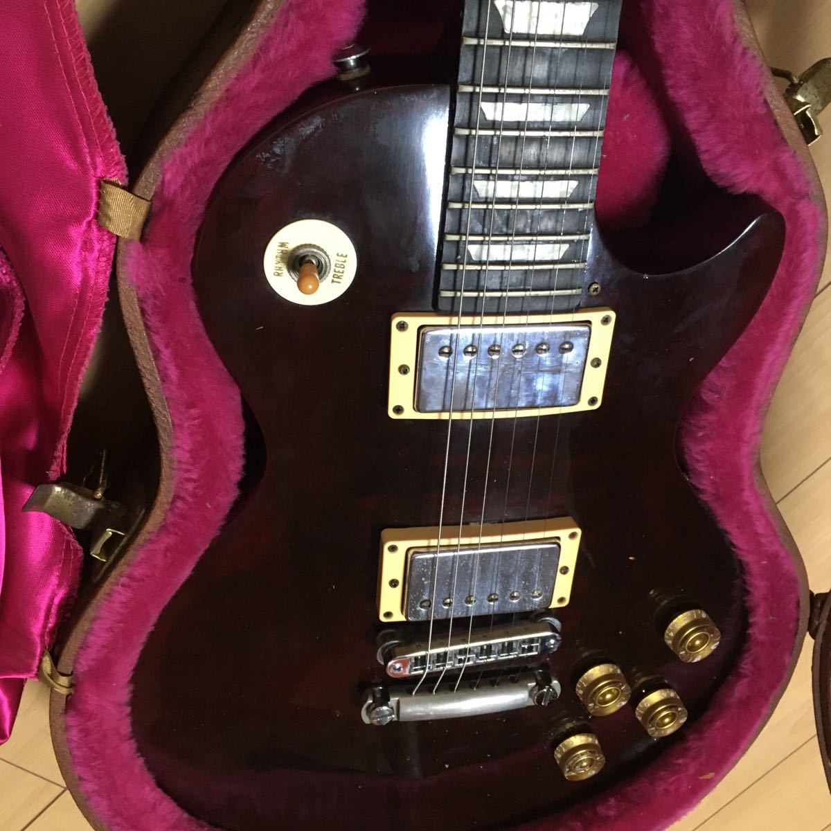 希少カラー Orville レスポール 93年製 Gibsonハードケース付き 希少