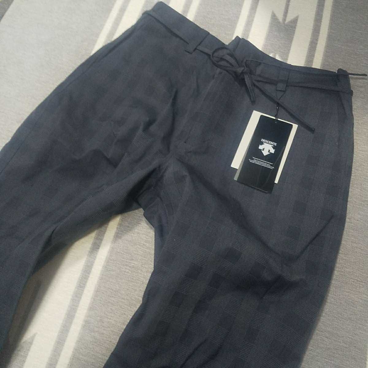 新品 定価62700 DESCENTE PAUSE セットアップ 上下 ネイビー 紺 M