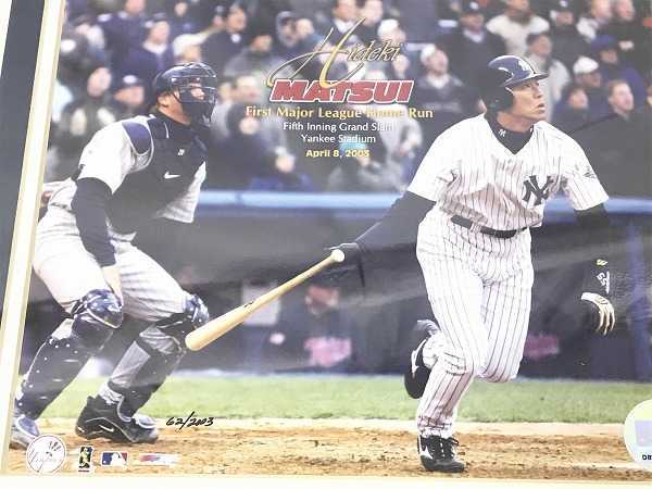 松井秀喜 : 2003年4月8日 世界限定55個 本拠地 歴史的100周年ヤンキース 933-2松井秀喜 グランドスラム記念 メダル 初ホームラン ルーキー 『TIME』 松井秀喜が表紙の米雑誌 MLB142・２００３年 &frasl; Japanese