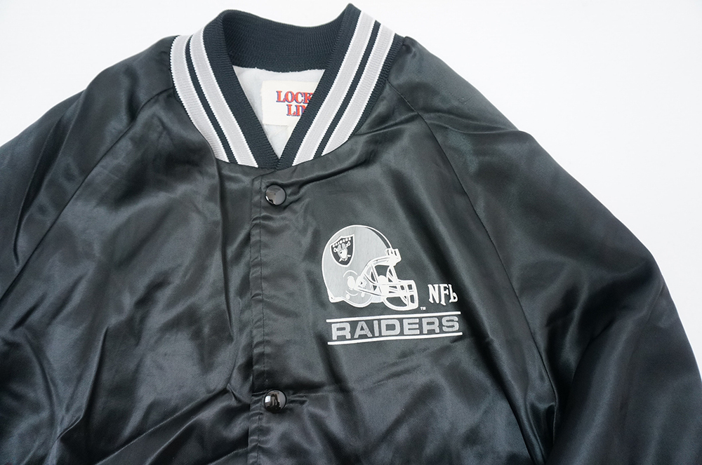 90年代 USA製 NFL Chalk Line ナイロンスタジャン メンズXL 古着 90s