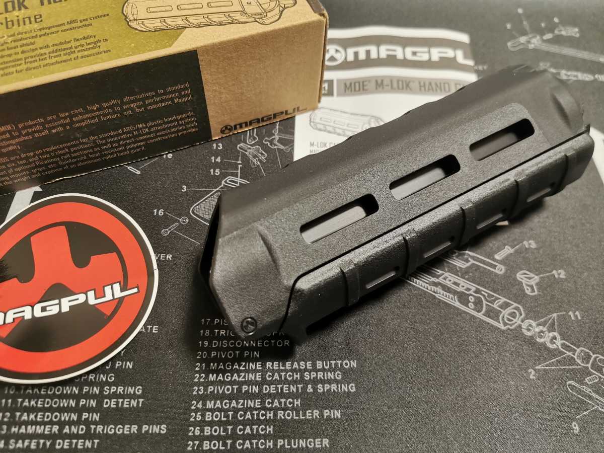 米軍 実物 MAGPUL マグプル MOE M-LOK ハンドガード カービンレングス WA WE VFC GHK KSC KWA M4 AR15 PTW 実物パーツ マグプル MWS MK18