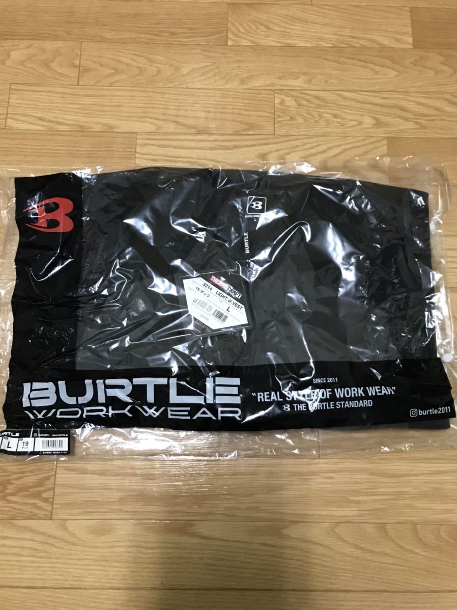 バートル ヒーターベスト 軽防寒ベスト 即日発送バートル TC500対応 ライオン屋 新品未開封 バートル 軽防寒ベスト 3214 19 ザック　Lサイズ BURTLE