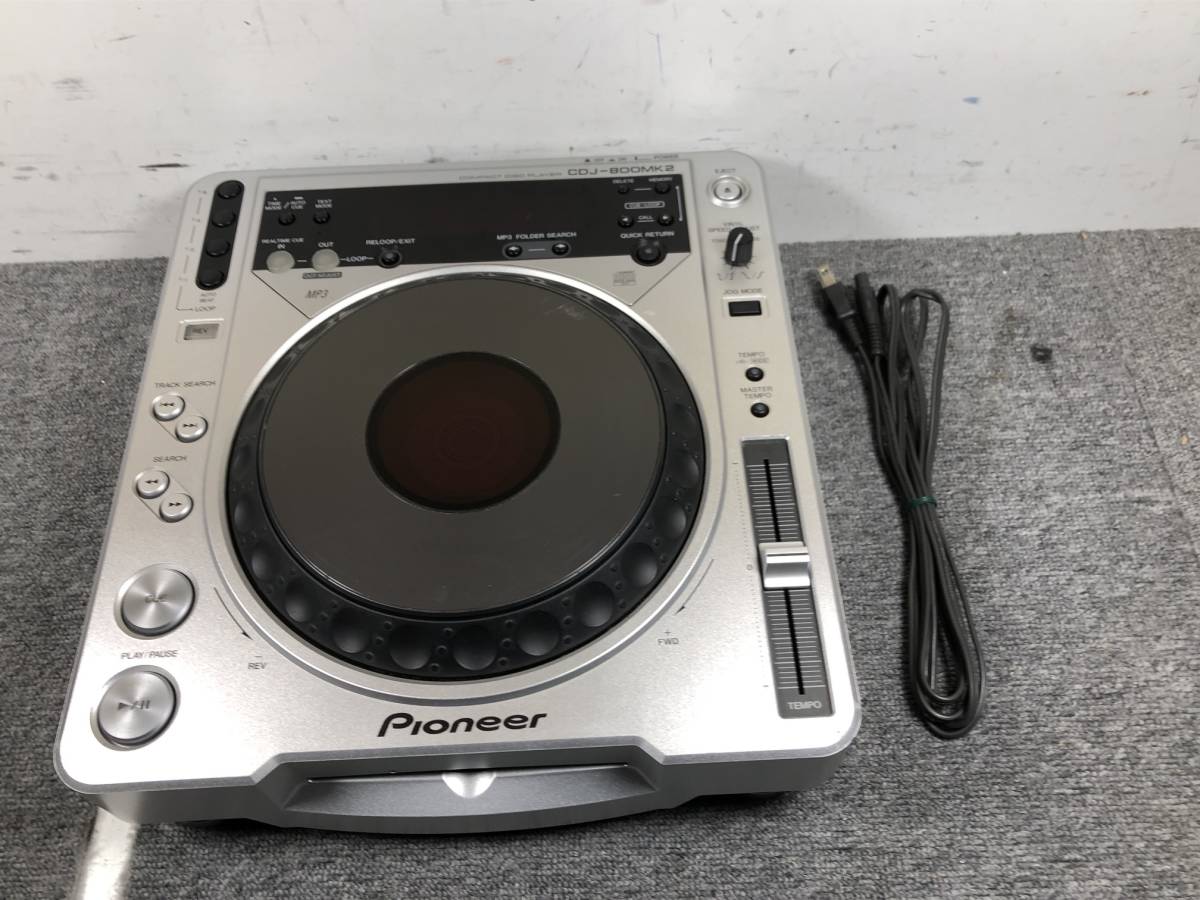 Pioneer CDJ-800MK2 パイオニア ターンテーブル 【公式通販】
