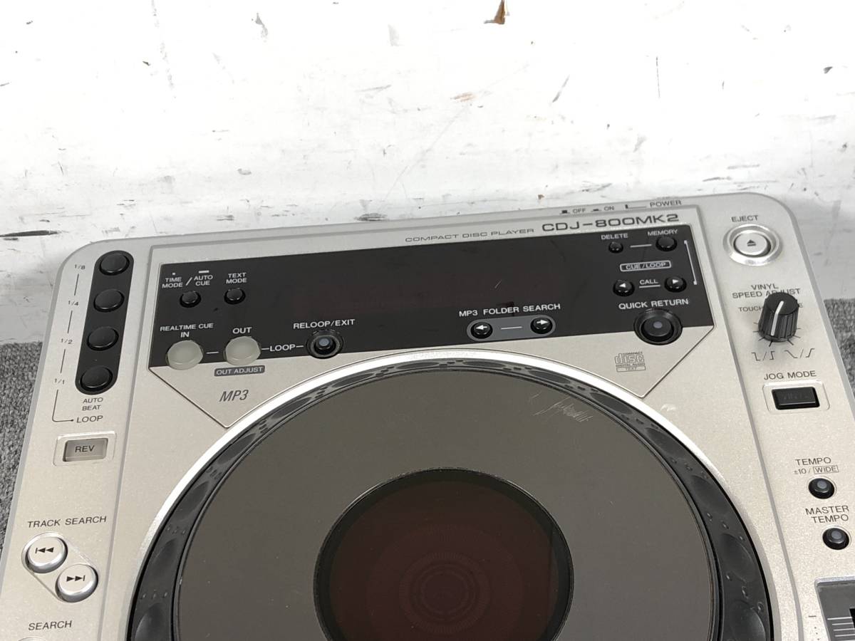 Pioneer CDJ-800MK2 パイオニア ターンテーブル 【公式通販】