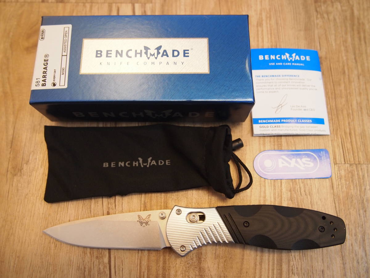 Benchmade ベンチメイド 581 直刃 フォールディングナイフ 折り畳みナイフ バトニング キャンプ ナイフ 売買されたオークション情報 Yahooの商品情報をアーカイブ公開 オークファン Aucfan Com