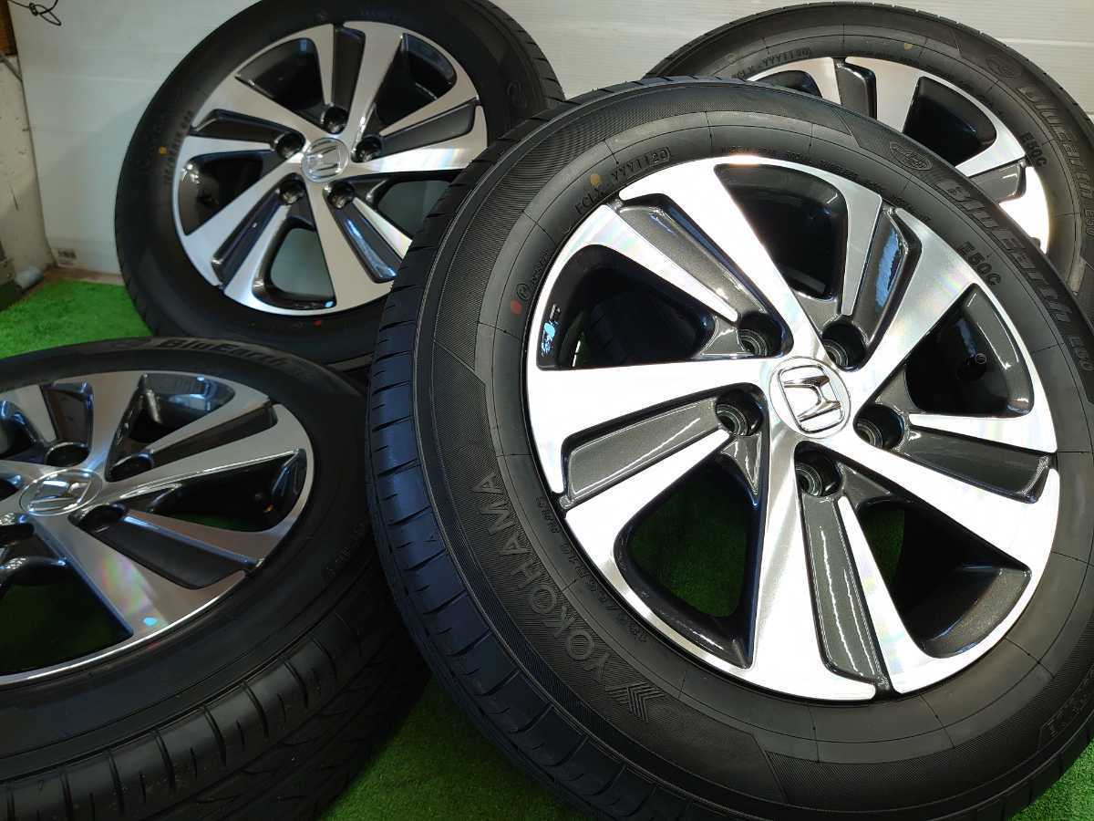 車 ホンダ フリード 純正ホイールタイヤ 185⁄65R15 タイヤ溝あり