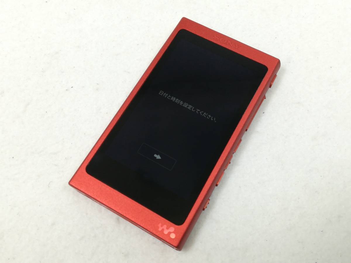 SONYウォークマンNW-A36 32GB シナバーレッド ※イヤホン以外付属