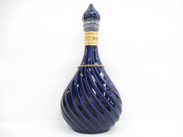 ハイン HINE XO 鹿ボトル リモージュ ブルー 陶器 700ml 古酒
