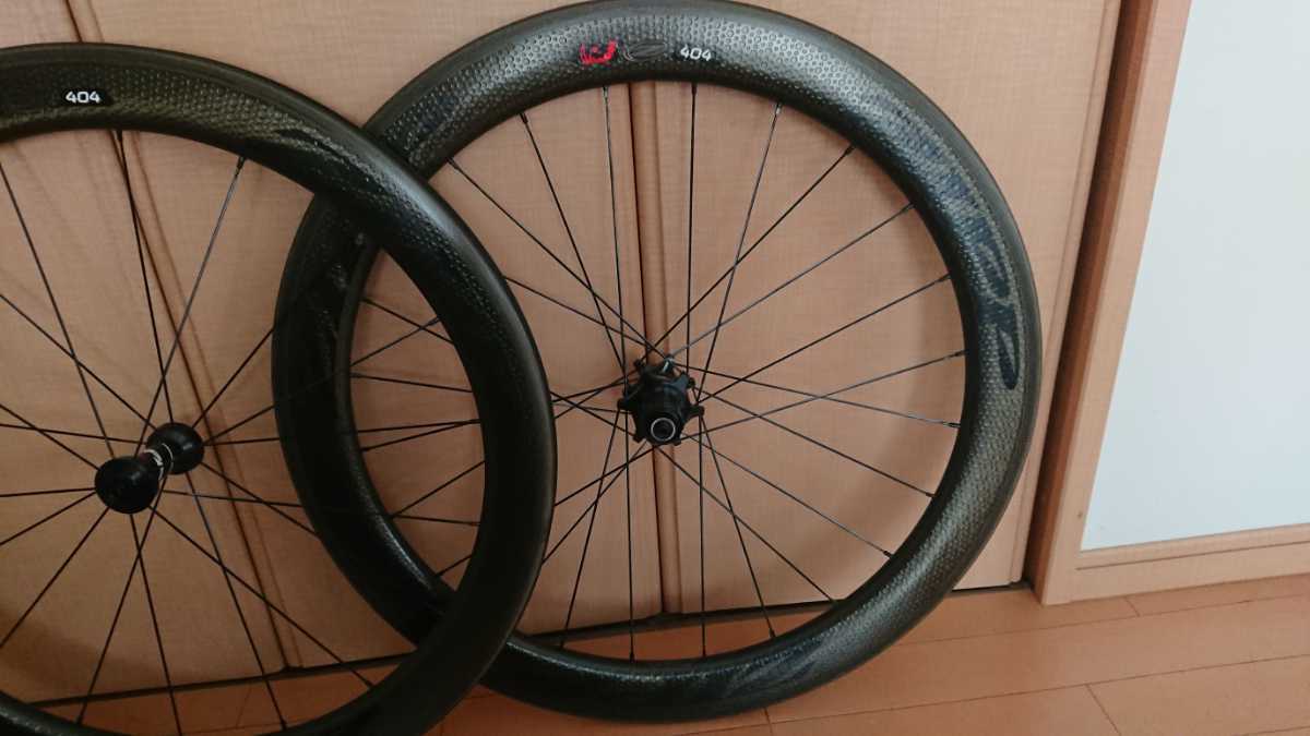 0 ZIPP Firecrest カーボン ジップ クリンチャー NSW Zipp ファイアクレスト | ホイールセット 美品中古ジップ&frasl;ZIPP404 ガーボンホイール TL FIRECREST チューブラーホイール