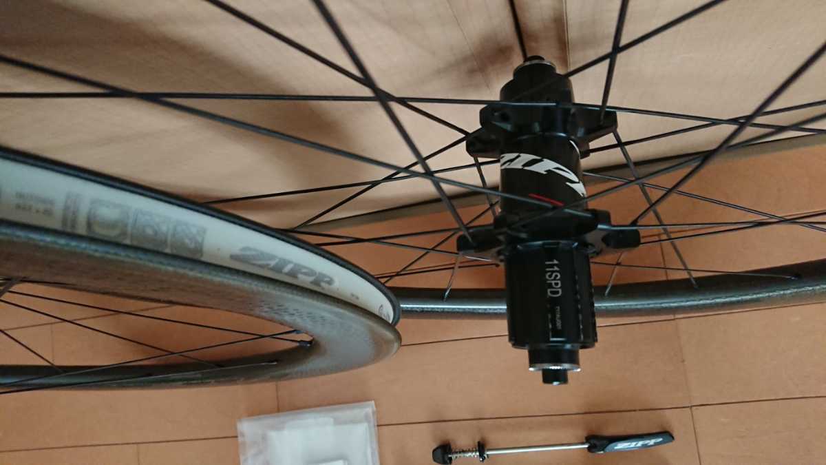 0 ZIPP Firecrest カーボン ジップ クリンチャー NSW Zipp ファイアクレスト | ホイールセット 美品中古ジップ&frasl;ZIPP404 ガーボンホイール TL FIRECREST チューブラーホイール