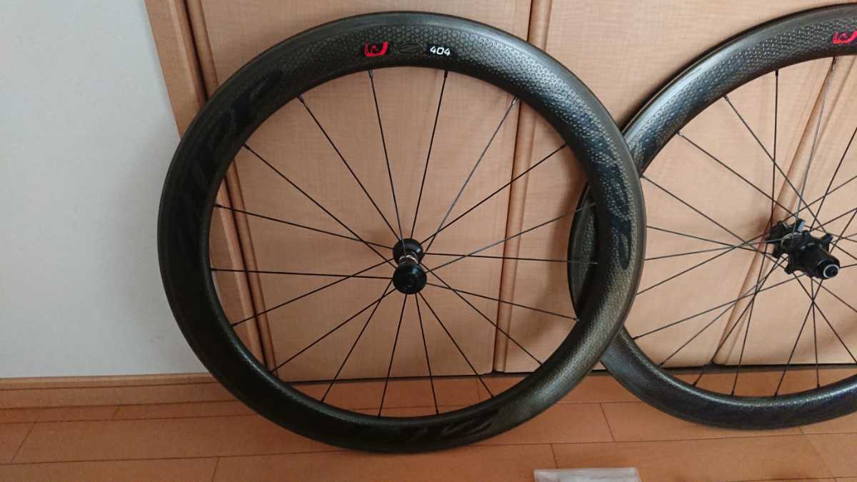 0 ZIPP Firecrest カーボン ジップ クリンチャー NSW Zipp ファイアクレスト | ホイールセット 美品中古ジップ&frasl;ZIPP404 ガーボンホイール TL FIRECREST チューブラーホイール