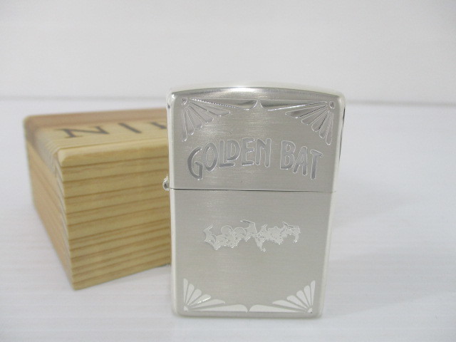 2011KOH021 zippo ジッポ オイルライター ゴールデンバット 木箱入/松井秀喜 ニューヨークヤンキース 55番 未開封等計3点 箱付