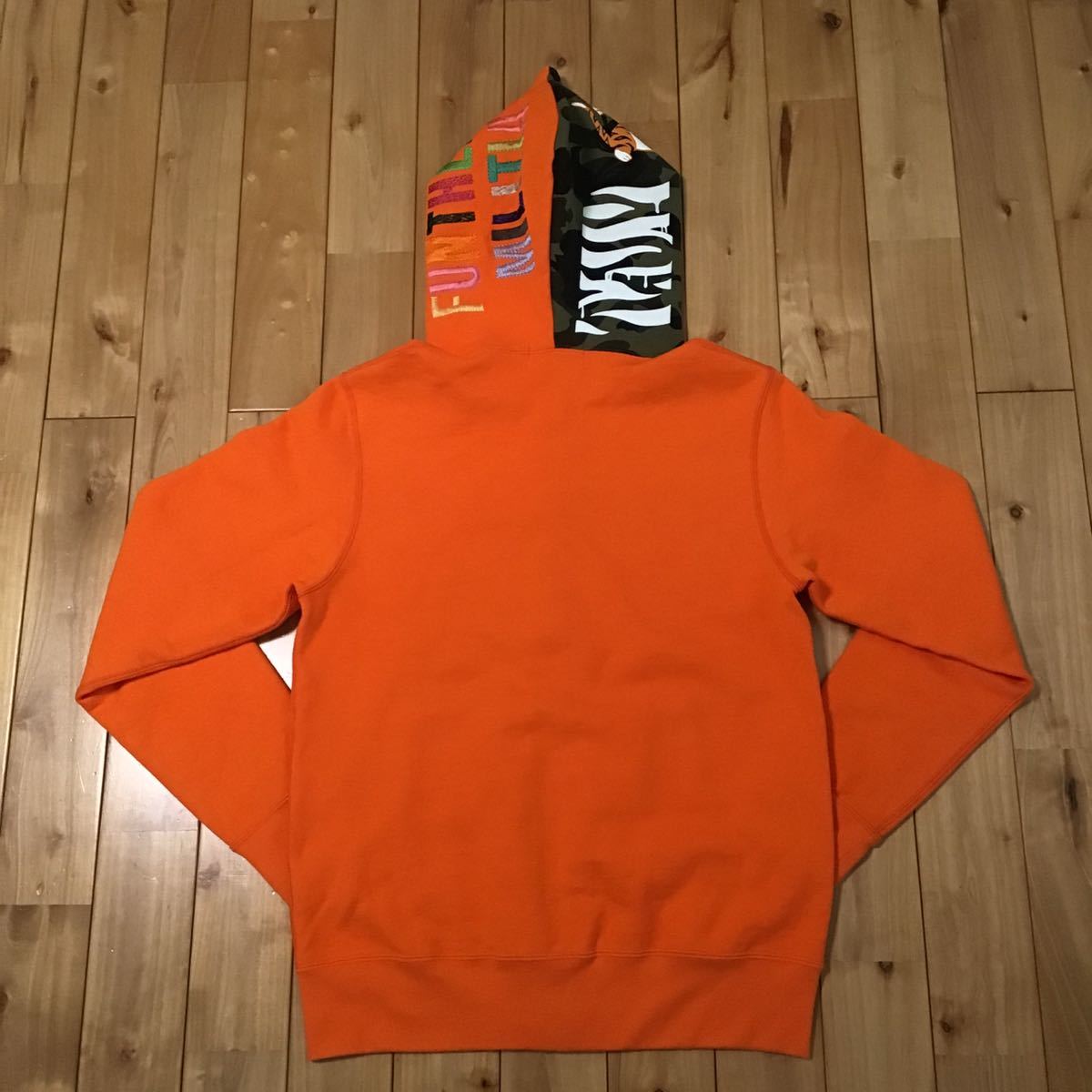 ★美品★ タイガー パーカー Mサイズ tiger full zip hoodie a bathing ape BAPE エイプ ベイプ アベイシングエイプ orange 1st camo green パーカー TIGER ZIP フルジップ ☆2XL☆ パーカータイガーの通販