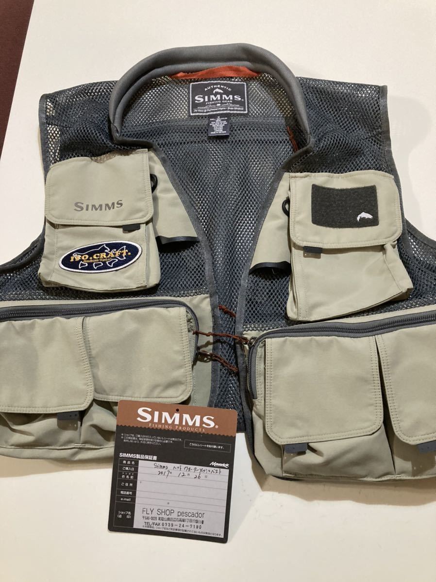 本物保証，100%新品 SIMMS メッシュベスト(ベスト)｜売買されたオークション情報、yahooの商品情報をアーカイブ公開 - オークファン ベスト
