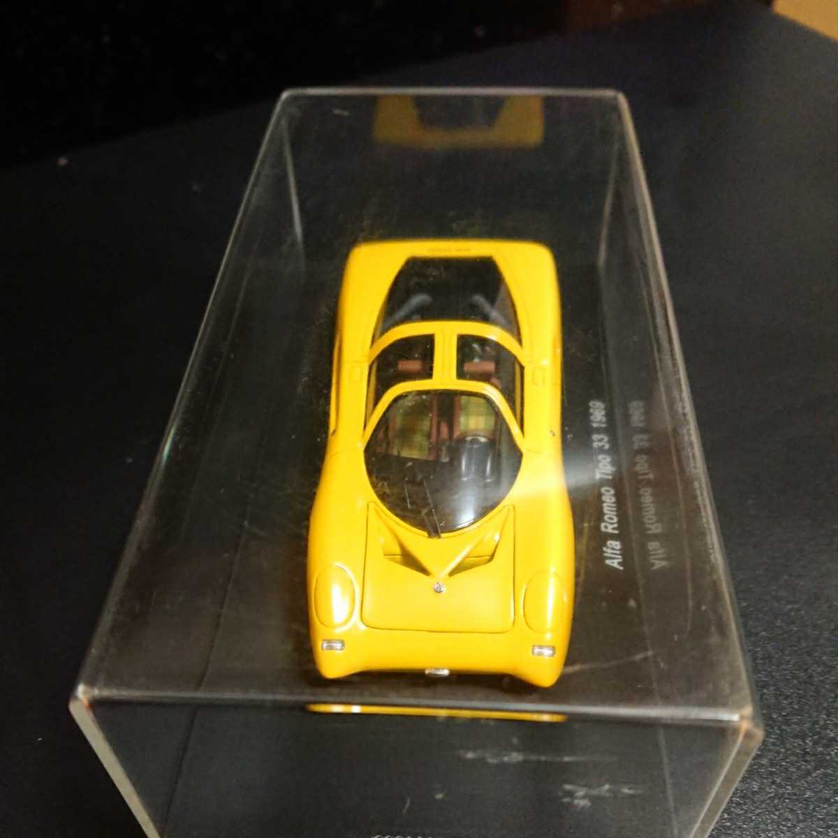 スパークモデル アルファ ロメオ ティーポ 33 イエロー 1969年 1/43