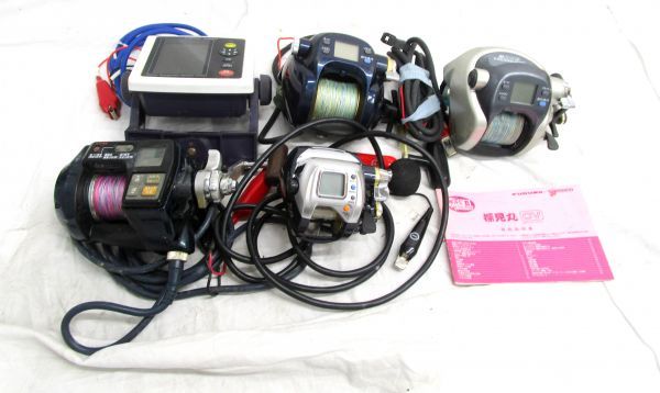 全国無料，本物保証 1000円スタート 電動リール まとめ 約5点 VS700-L/SUPER TANACOM-S/LEOBRITZ BULL 750/探見丸/等 XX50020(その他)｜売買されたオークション情報、yahooの商品情報をアーカイブ公開 - オークファン その他