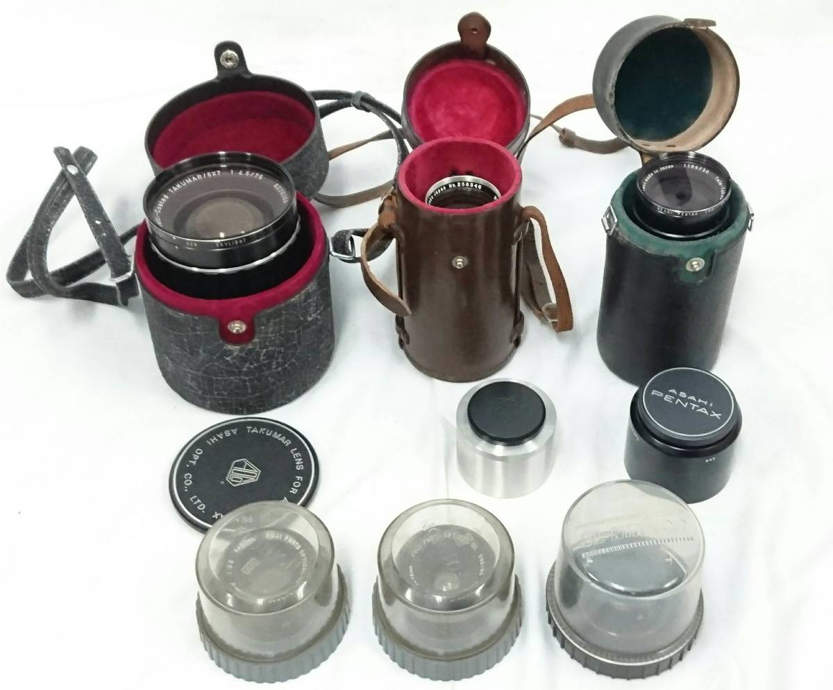 【格安，人気SALE】 カメラレンズ 合計6点セット/ASAHI PENTAX/Nippon Kogaku/ニコン/FUJINON/NIKKOR/TAKUMAR/ZJ18(ペンタックス)｜売買されたオークション情報、yahooの商品情報をアーカイブ公開 - オークファン マニュアルフォーカス
