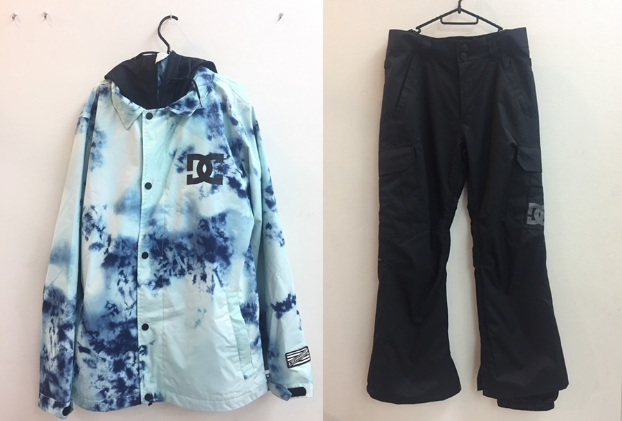 品質保証，大人気 ディーシーシューズ スノボウェア ジャケット パンツセット DC SHOES タイダイ柄 ブルー 青 メンズ フード付 スノーボード マーブル 防寒(Mサイズ)｜売買されたオークション情報、yahooの商品情 トップス、ジャケット