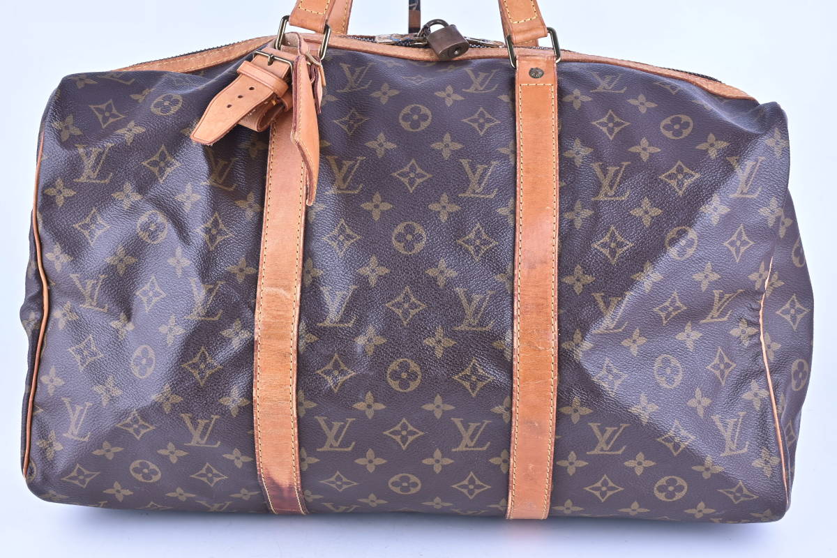 S4-2729 Louis Vuitton ルイ・ヴィトン モノグラム サックスープル 45 ボストン バッグ　 