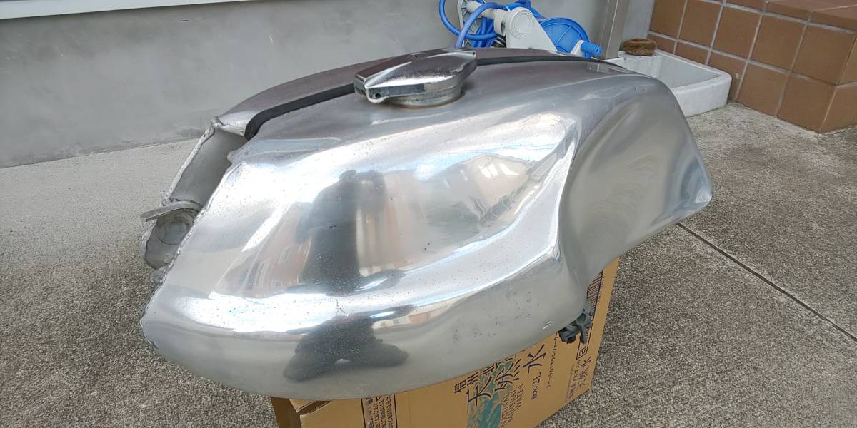 SR400 MVアグスタ風 アルミタンク 当時物 カフェレーサー