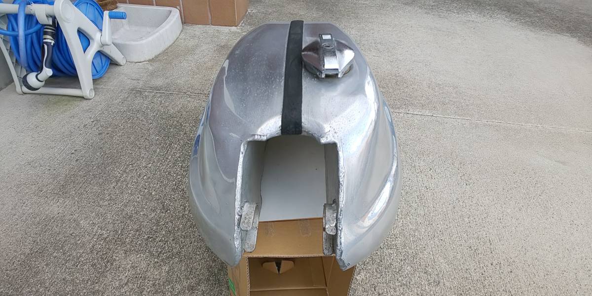 SR400 MVアグスタ風 アルミタンク 当時物 カフェレーサー