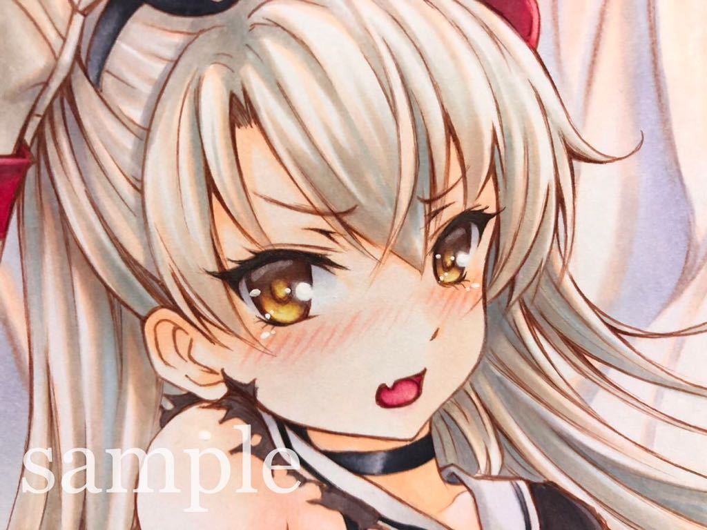 手描きイラスト ☆艦これ ☆天津風(手描きイラスト)｜売買された
