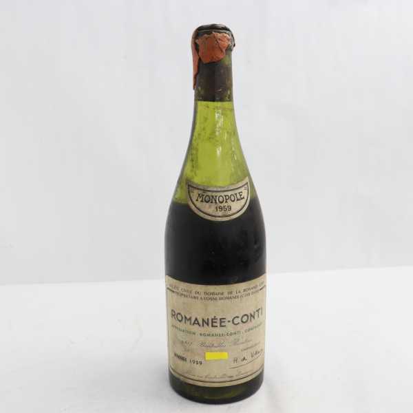 【新作，得価】 DRC/ROMANEE-CONTI ロマネコンティ 1959 度数不明 750ml 状態不良 画像要確認 O20L070181(コート・ドゥ・ニュイ)｜売買されたオークション情報、yahooの商品情報をアーカイブ公開 - オークファン 赤