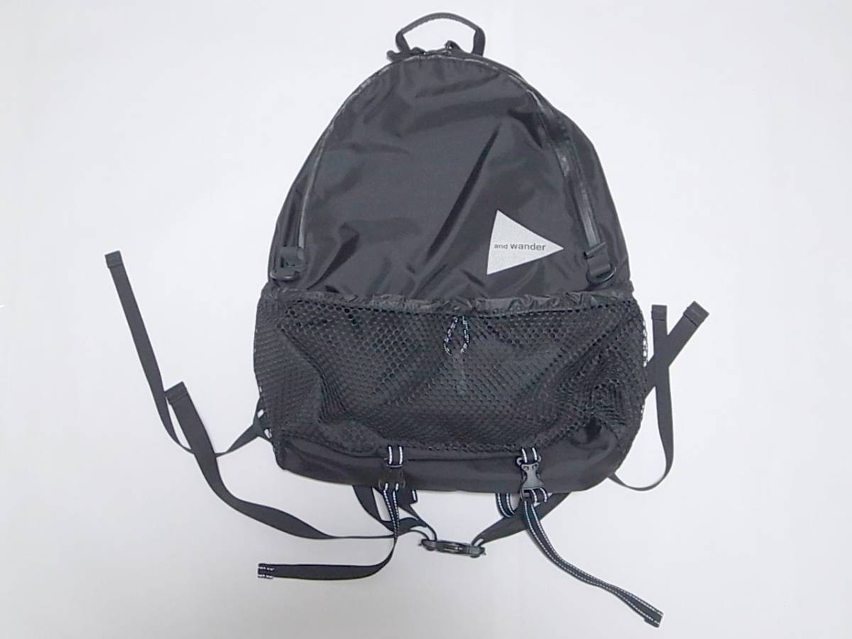  and Wander アンドワンダー 20リットル ブラック バックパック ディパック(バックパック)｜売買されたオークション情報、yahooの商品情報をアーカイブ公開 - オークファン バックパック