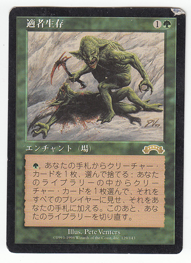 of the 適者生存 Fittest MTG Survival 適者生存⁄Survival 日本語版 日本語
