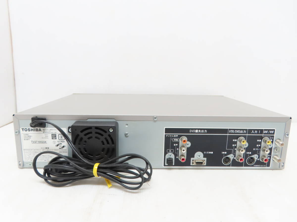 東芝 VHS/DVDレコーダー VTR一体型 ビデオデッキ D-VR5 動作品 一部訳