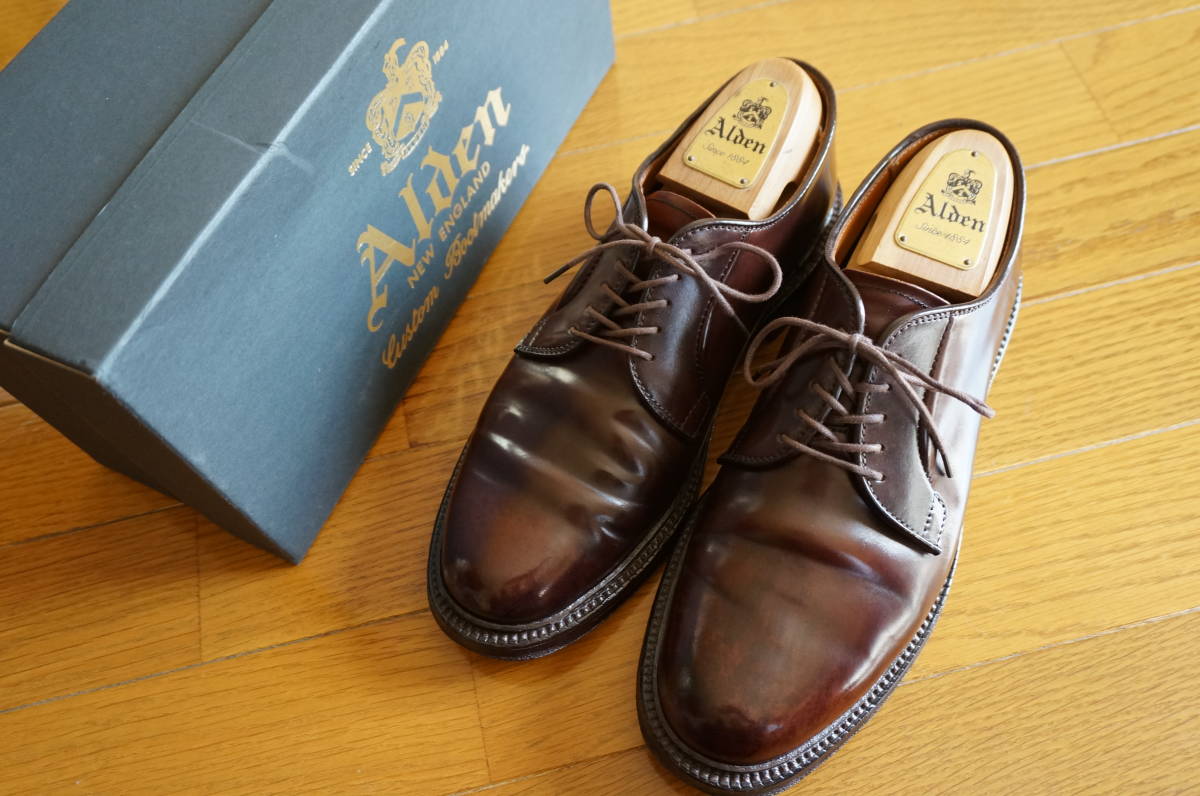 Alden United Arrowsコードバン990永遠の大定番プレーントゥー別注ダブルネーム6 0d 23 5 24 5 バーガンディーオールデン9901pt 6インチ以下 売買されたオークション情報 Yahooの商品情報をアーカイブ公開 オークファン Aucfan Com