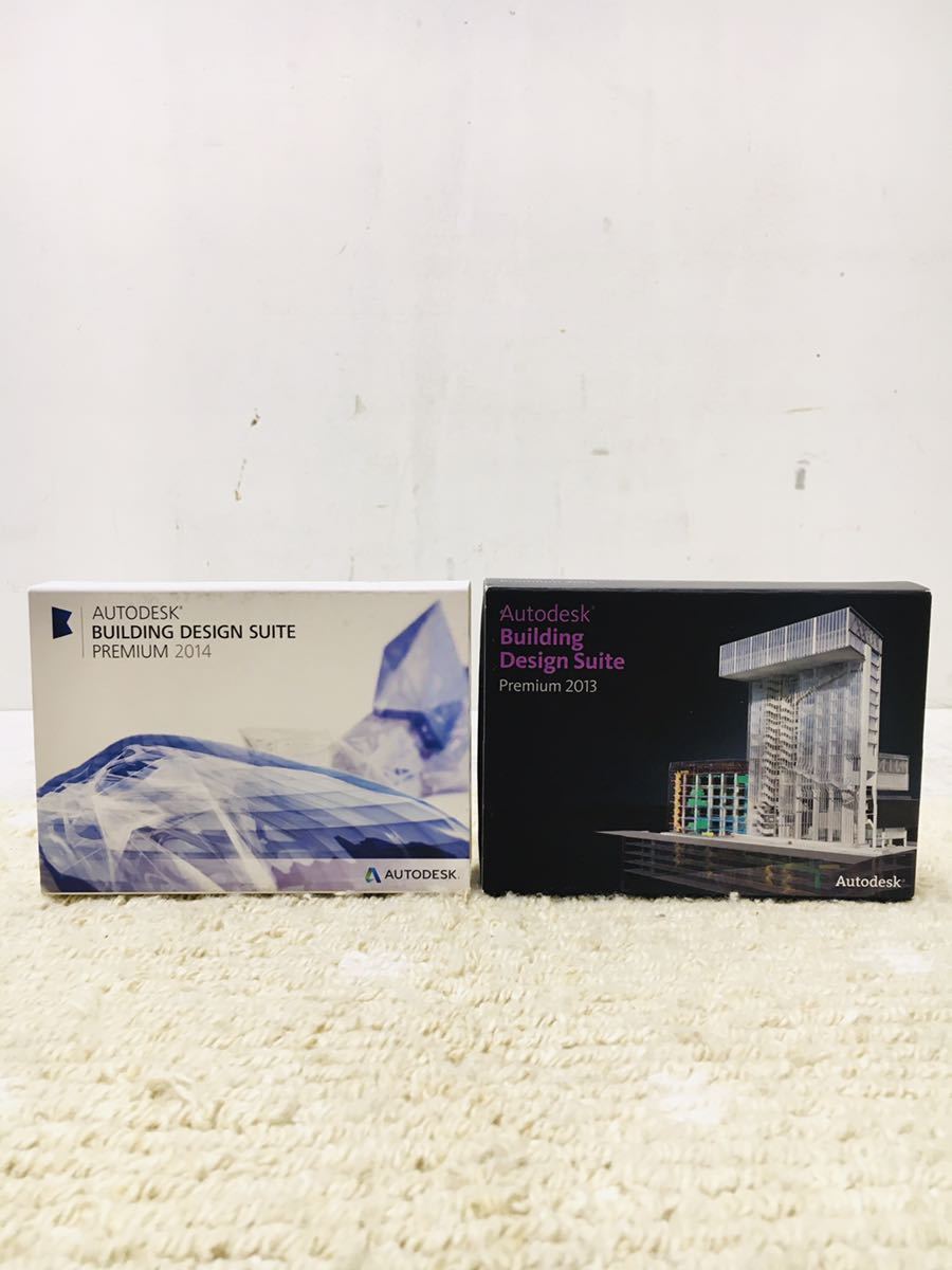 1220-15k2F Autodesk Building Design Suite premium 2013 / 2014 2点セット 現状品 ...