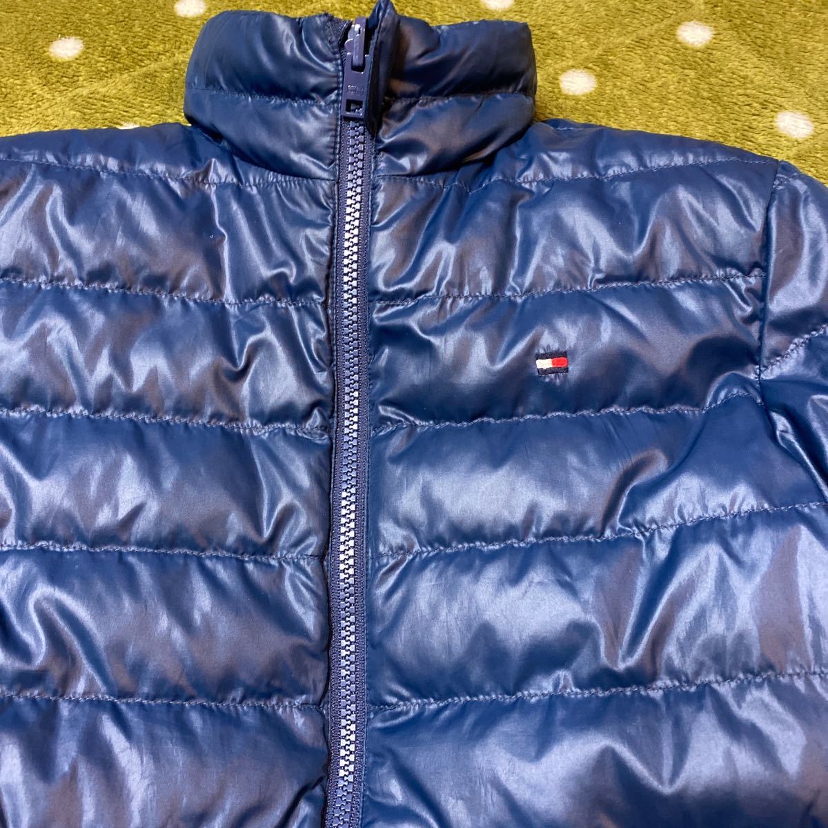 TOMMY HILFIGER ダウンジャケット サイズ 152 リバーシブル 紺 