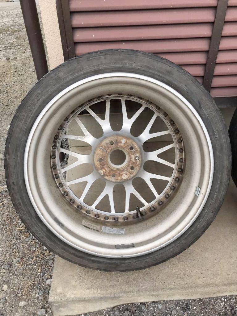 WORK メッシュ 18×9J 47 114.3 2本セット JZX90 JZX100 JZX110
