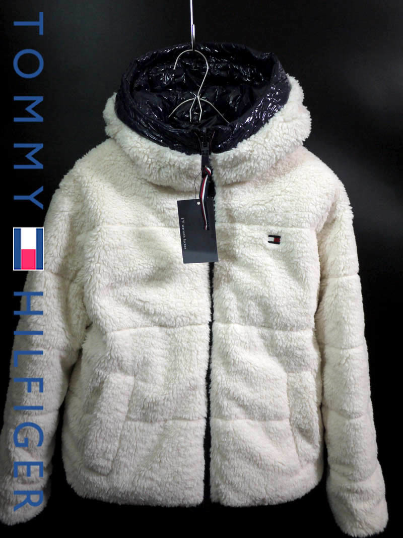 新品 TOMMY HILFIGER トミーヒルフィガー【M】もこもこフリース 