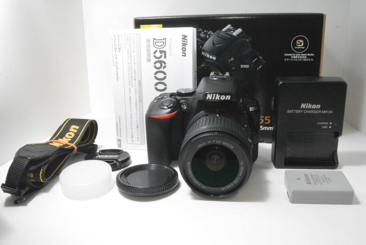 東京公式通販】 箱付☆新品級☆ニコン NIKON D5600 + AF-P DX Nikkor