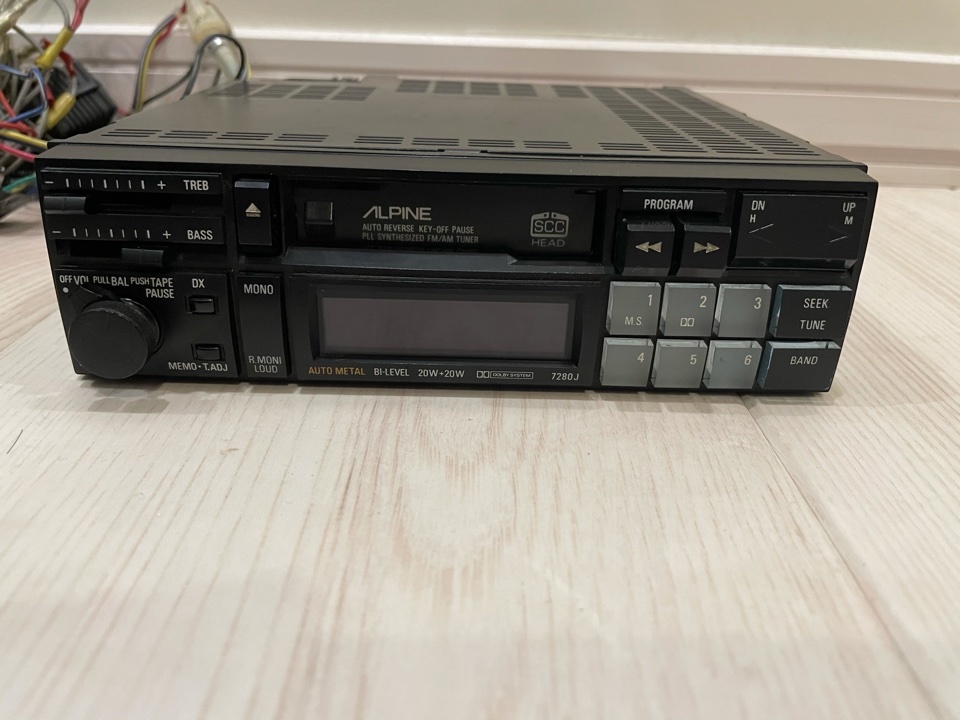 ☆アルパイン 7280J カセットデッキ ジャンク品ALPINE☆