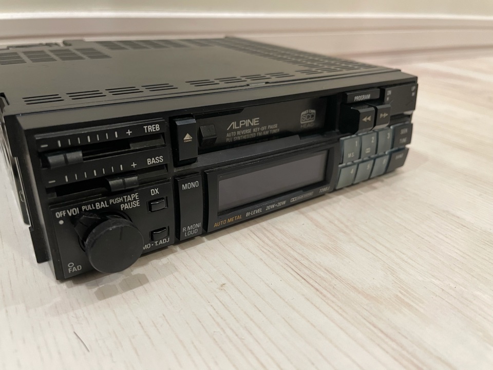 ☆アルパイン 7280J カセットデッキ ジャンク品ALPINE☆