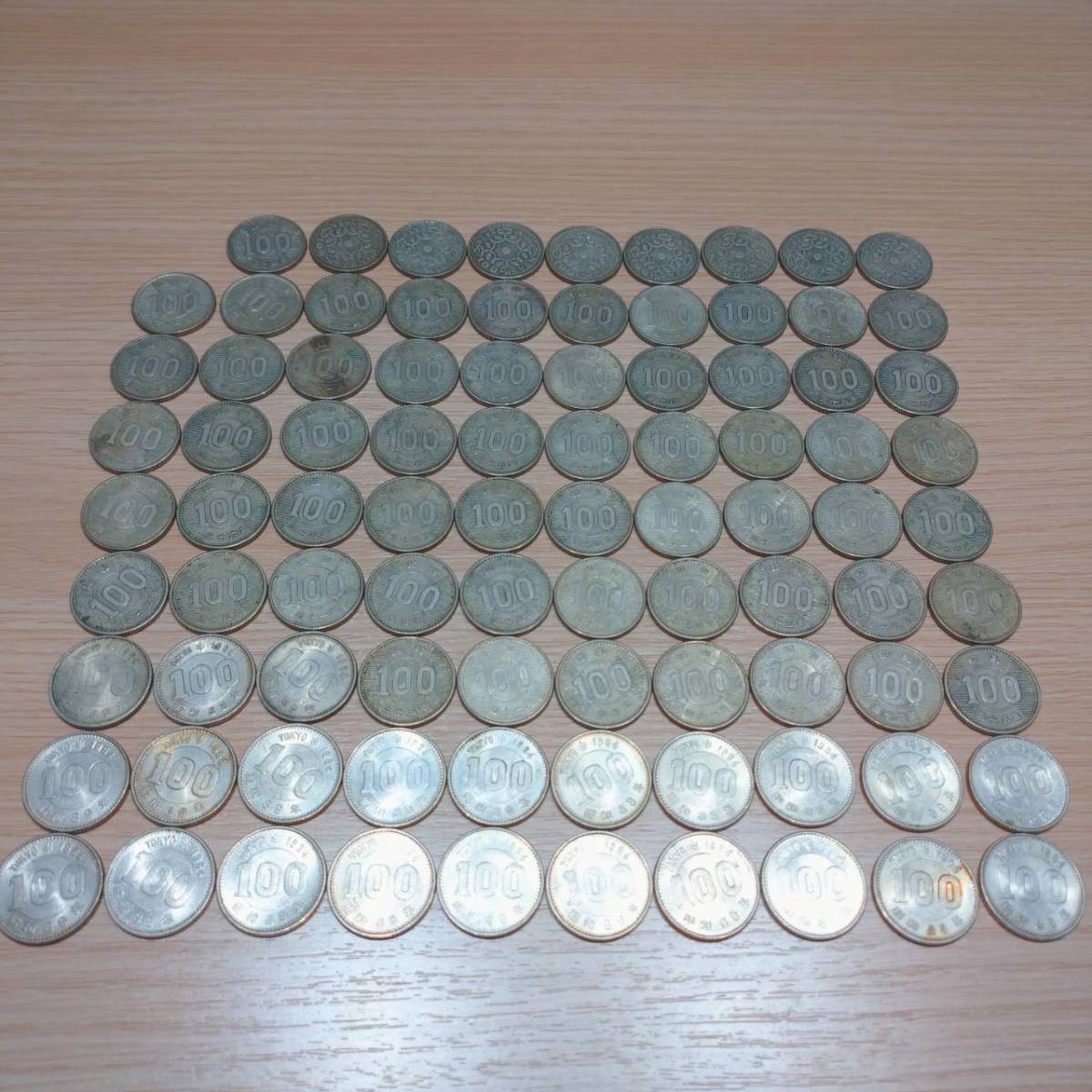 鳳凰 東京オリンピック 稲穂 100円銀貨 銀貨 稲 1000円銀貨 の落札相場 
