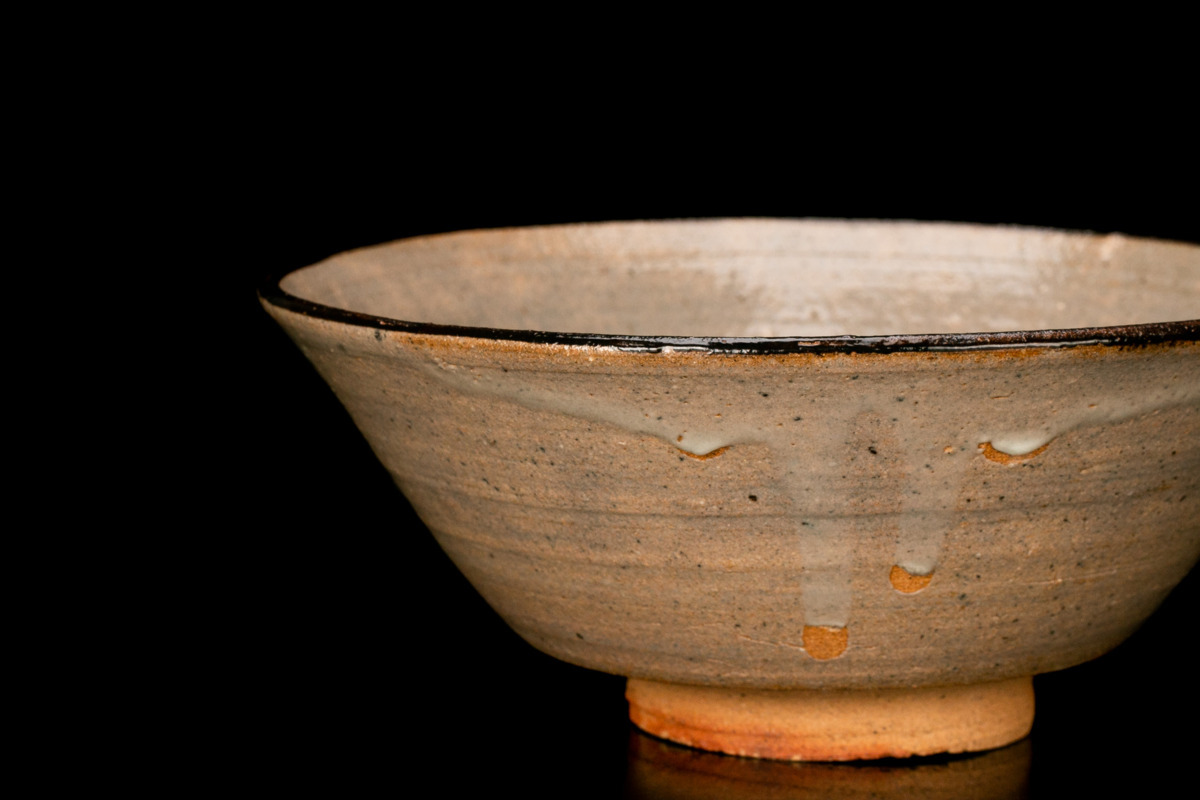 【MG凛】人間国宝『十二代中里太郎右衛門(無庵)』 絵唐津茶碗 共箱 仕覆 塗二重箱 本物保証_3