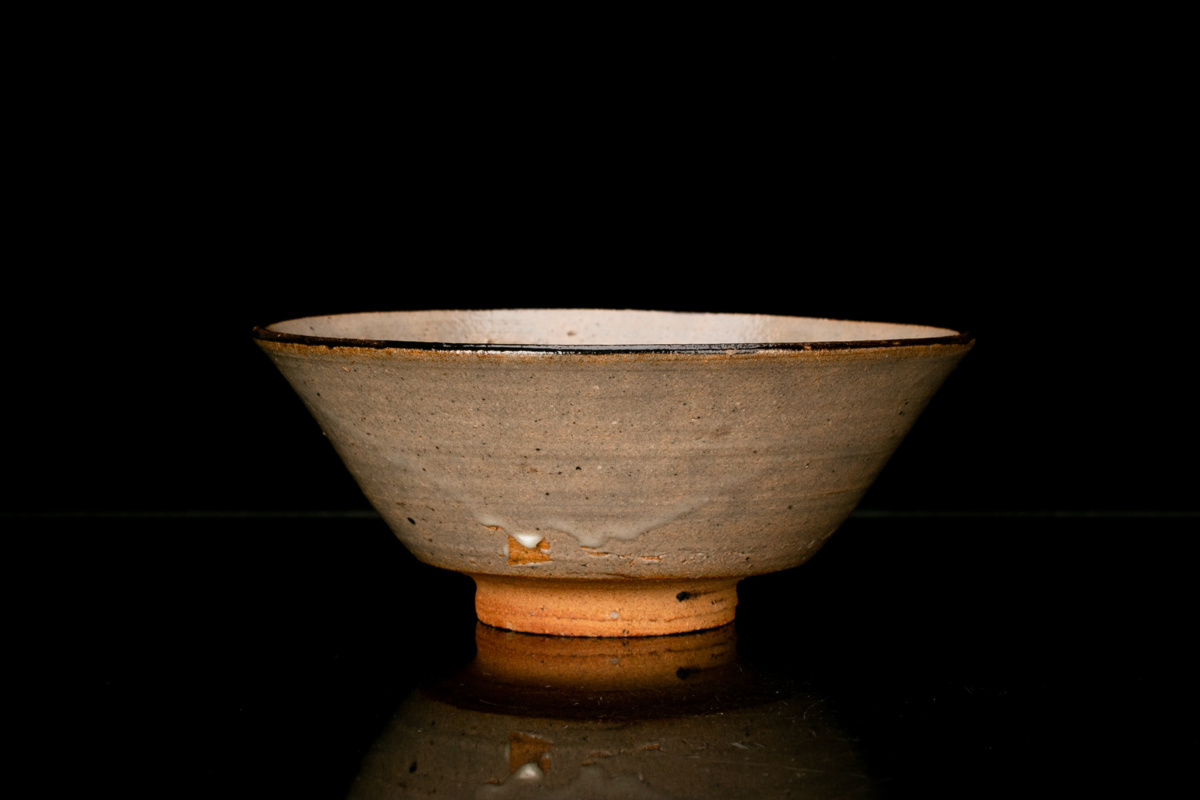 【MG凛】人間国宝『十二代中里太郎右衛門(無庵)』 絵唐津茶碗 共箱 仕覆 塗二重箱 本物保証_5