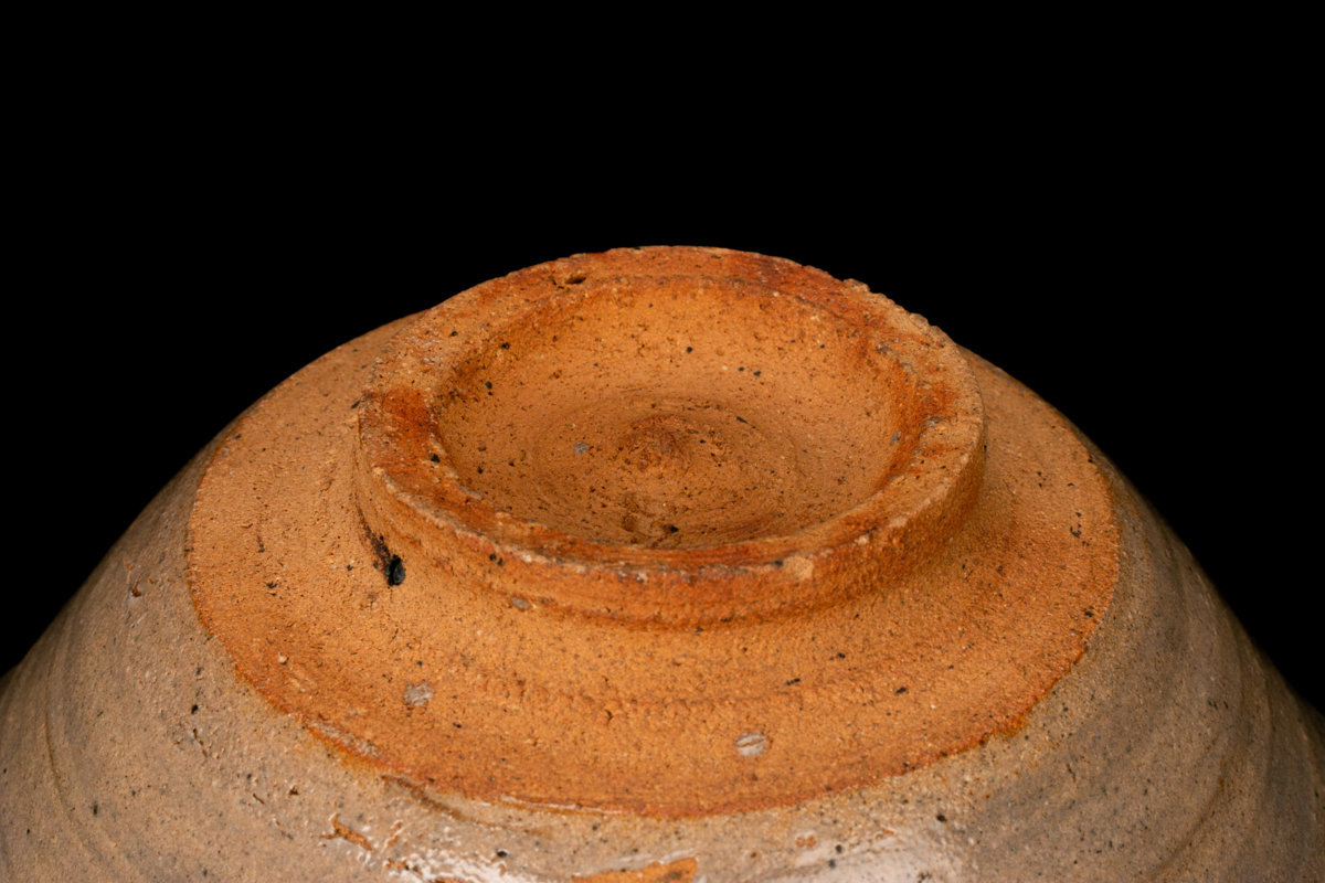 【MG凛】人間国宝『十二代中里太郎右衛門(無庵)』 絵唐津茶碗 共箱 仕覆 塗二重箱 本物保証_6