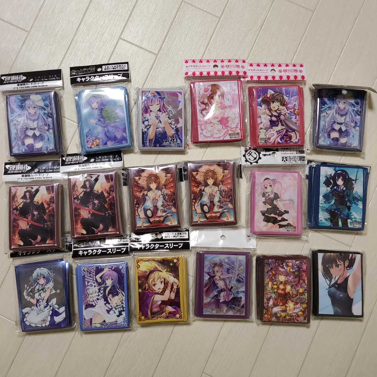 楽ギフ 包装 逸遊団 キャラクタースリーブ セット Fate 東方 艦これ トレーディングカード Npsvrhkzzt