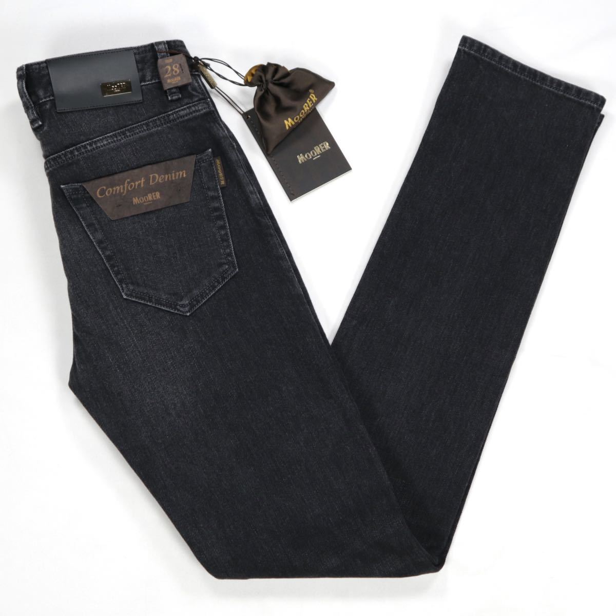  MOORER デニム 28 W74 ブラック TYPE 913 ストレッチ 定価 8.8万 ムーレー ダウン ジャケット パンツ(W28～)｜売買されたオークション情報、yahooの商品情報をアーカイブ公開 - オークファン W28～
