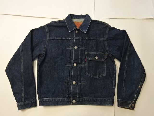 □1230□リーバイス○Gジャン 38 Lot 70502 XX 赤耳 BIG E 