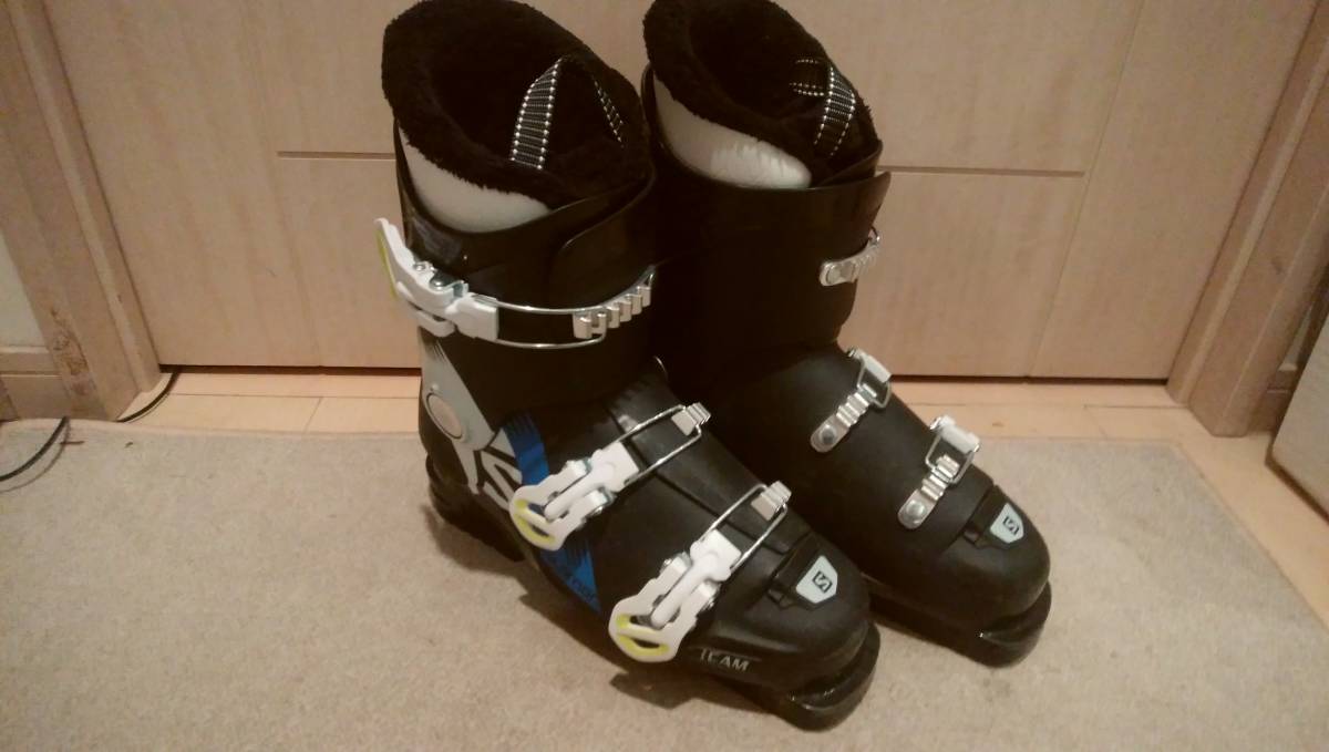得価，新作 SALOMON TEAM T3 サロモン ジュニア用 スキーブーツ 2５.０cm 品(25.0cm)｜売買されたオークション情報、yahooの商品情報をアーカイブ公開 - オークファン 25.0cm