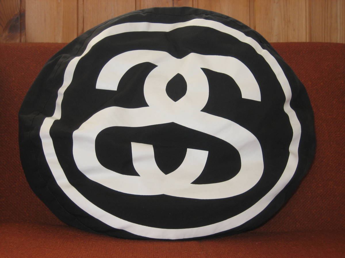 希少 STUSSY 初期 CHANEL シャネル ロゴ クッション 黒 / fragment UE