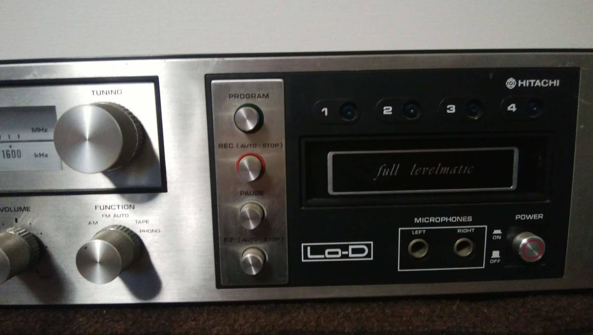 レトロ 日立 2バンドラジオ KS-1000W AW⁄FM ワイヤレスステレオ レトロ