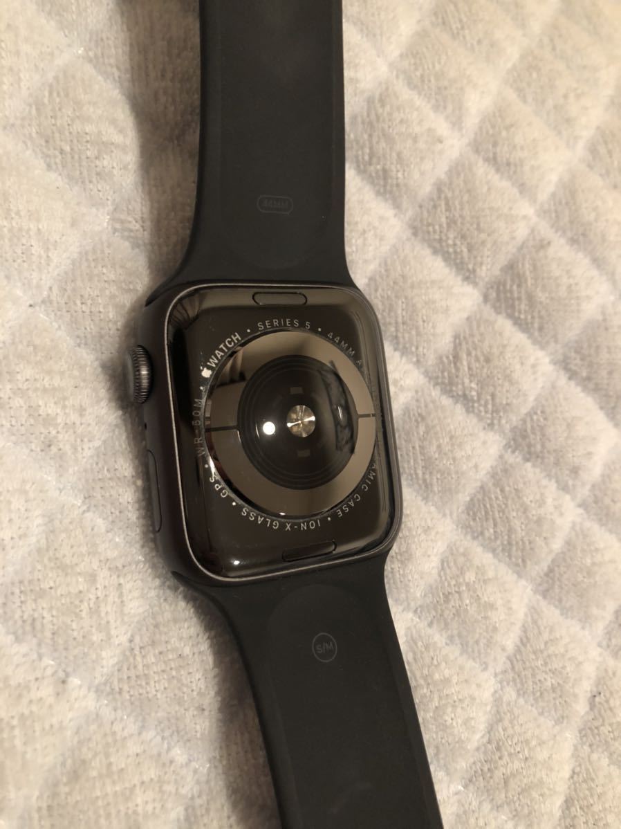 初出品 Apple Watch Series 5 44mm GPSモデル アップルウォッチ アルミニウム 10N-X スペースグレイ_6